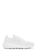 Derimod Zero Women's Grey Laced Thick Soled Sneaker | Derimod