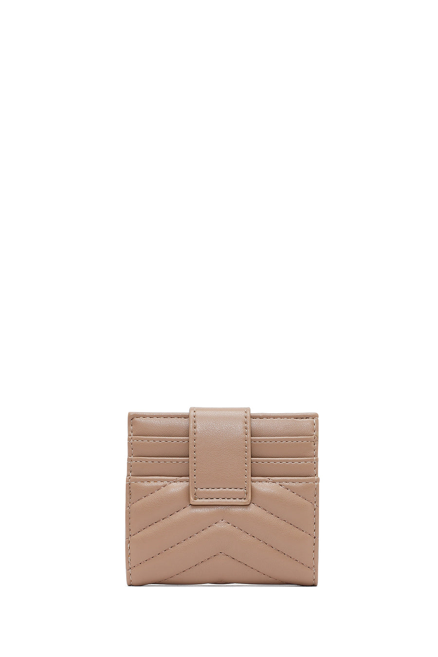 Woman Mink Quilted Card Holder