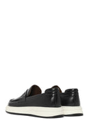 Men's Black Leather Casual Loafer | Derimod