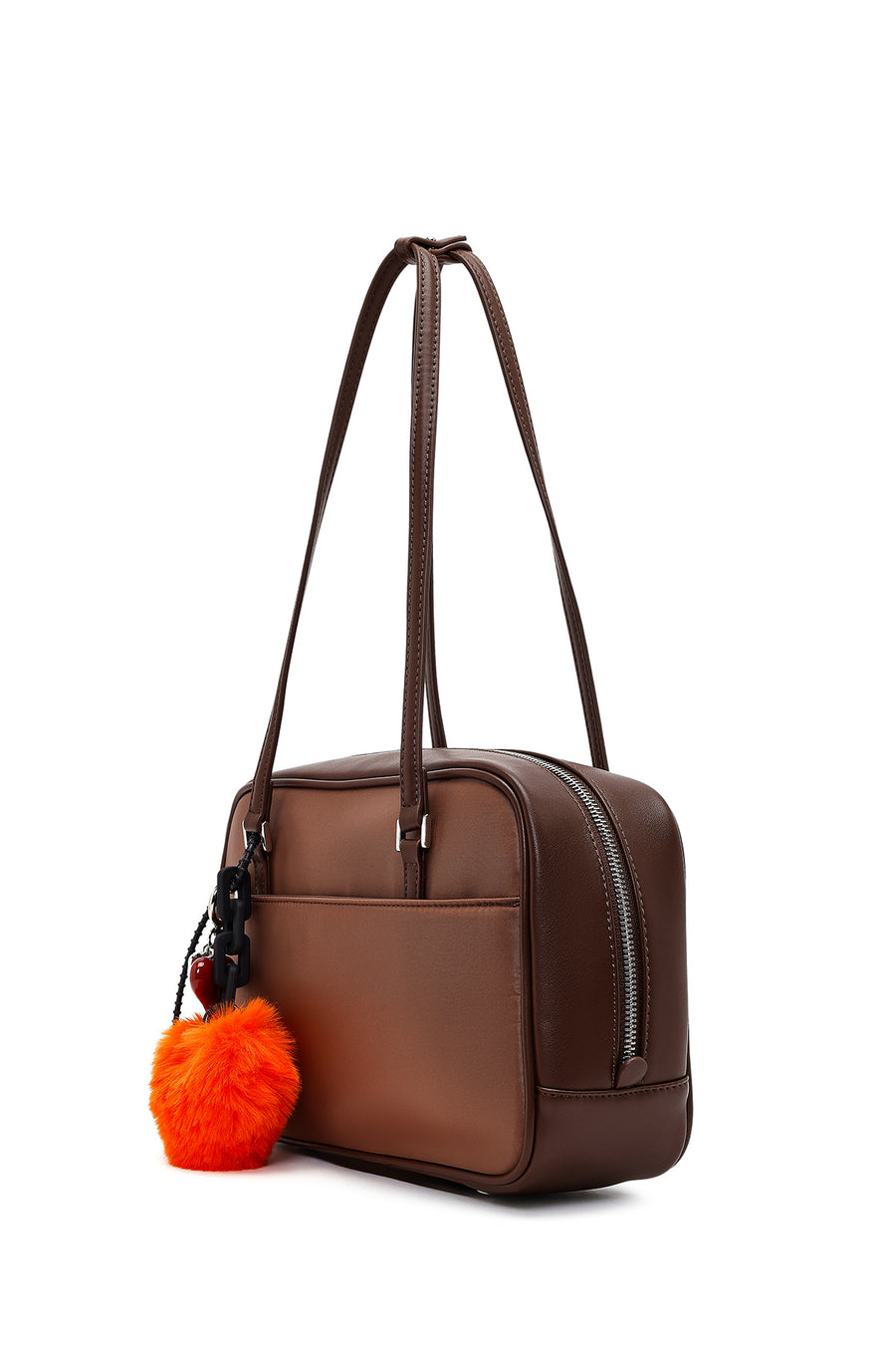 Women's Brown Accessory Shoulder Bag