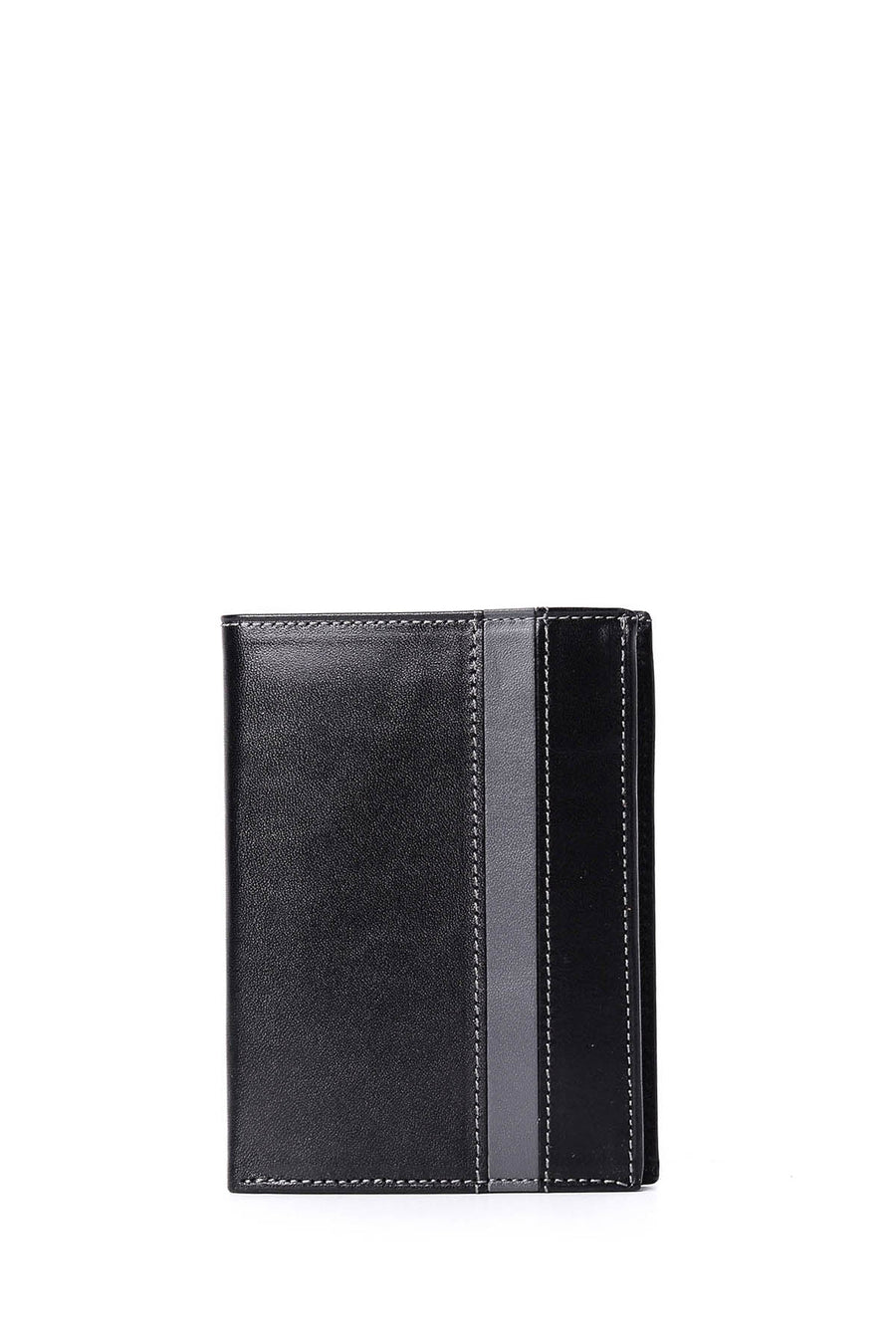 Men's Black Leather Wallet 000A2D300818 | Derimod