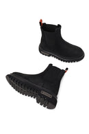 Harley Davidson Woman Black Mourir Leather Chelsea Boots | Derimod