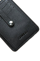 Men's Black Leather Casual Card Holder | Derimod