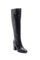 Women's Leather Heeled Boots | Derimod