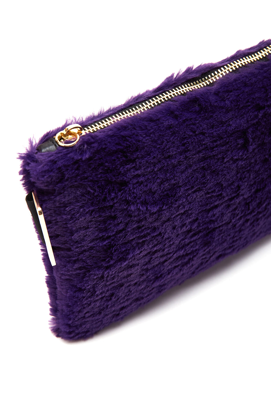 Women's Purple Plush Portfolio Bag