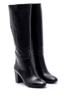 Women's Heeled Leather Boots | Derimod