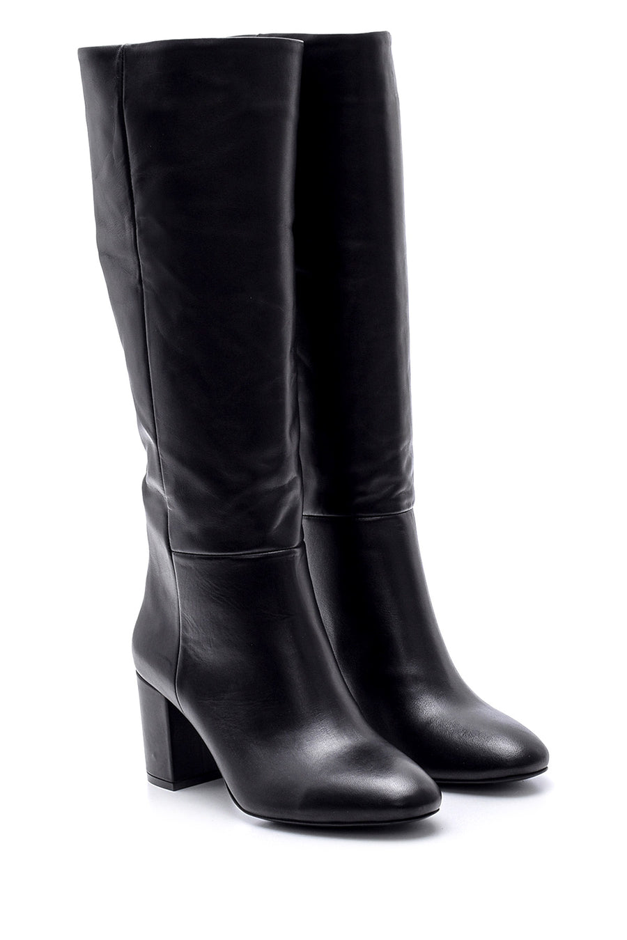 Women's Heeled Leather Boots