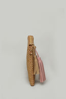 Gold Knitted Fabric Women's Portfolio | Derimod