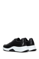 Erkek Siyah Deri Sneaker | Derimod