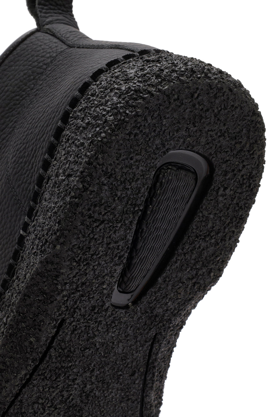Men's Black Lace-Up Leather Sports Boots