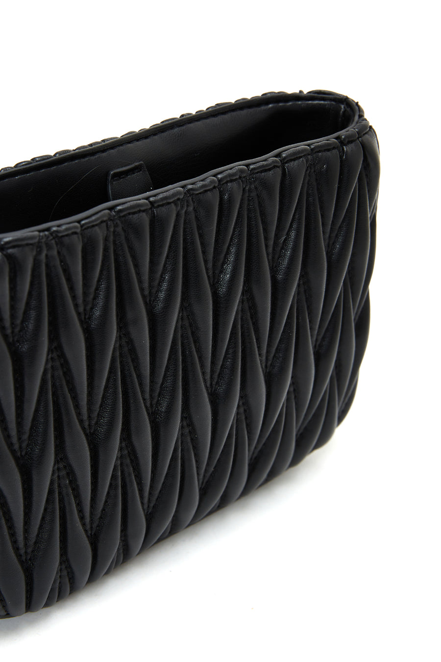 Women's Black Quilted Shoulder Bag
