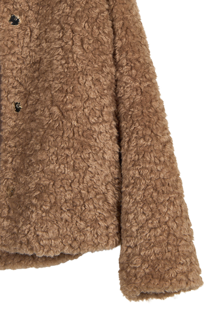 Lamolina Kadın Bej Kısa Teddy Mont