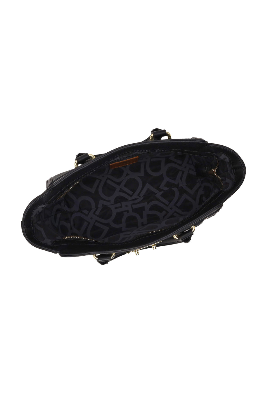 Woman Black Long-Strap Classic Shoulder Bag