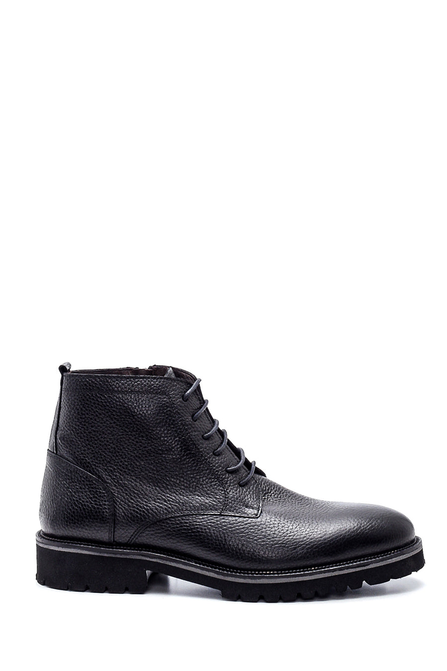 Men's Leather Zippered Boots 21WFD6018FT | Derimod