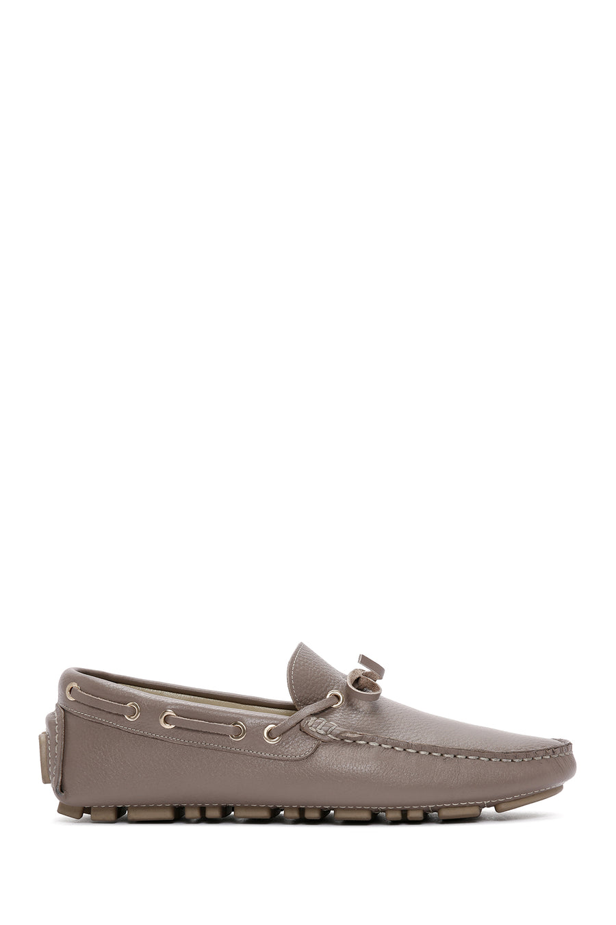 Erkek Vizon Deri Comfort Loafer 24SFD6730FT | Derimod