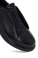 Erkek Siyah Deri Sneaker | Derimod