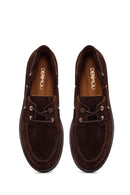 Woman Brown Lace-up Suede Casual Shoes | Derimod