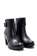 Women's Leather Heeled Boots | Derimod