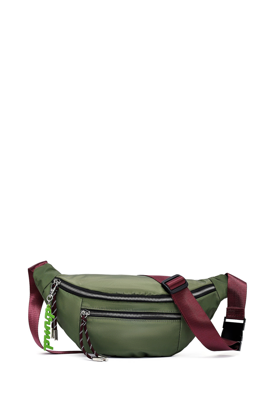 Women's Green Mini Fabric Crossbody Bag 25SBD27536F | Derimod