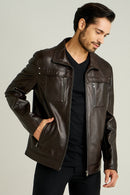 HENRY MEN'S LEATHER JACKET | Derimod