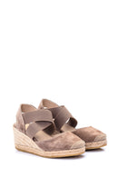 Women's Wedge Heeled Espadrille Shoes | Derimod