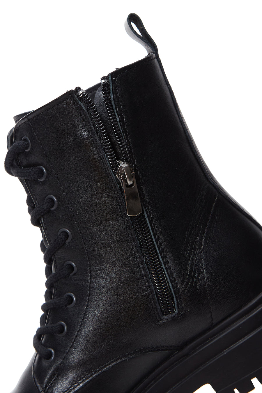 Women's Black Leather Boots