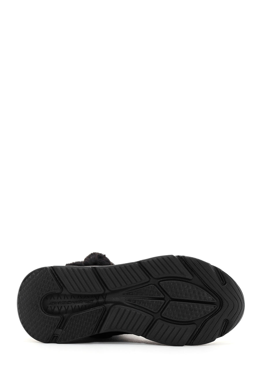 Skechers Women's Black Max Cushioning Suede Leather Thick Soled Casual Boots