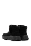 Skechers Women's Black Max Cushioning Suede Leather Thick Soled Casual Boots | Derimod
