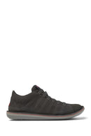 Camper Men's Gray Beetle Nubuck Leather Sneaker | Derimod