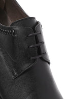 Men's Black Laced Leather Classic Shoes | Derimod