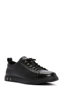 Erkek Siyah Deri Sneaker | Derimod