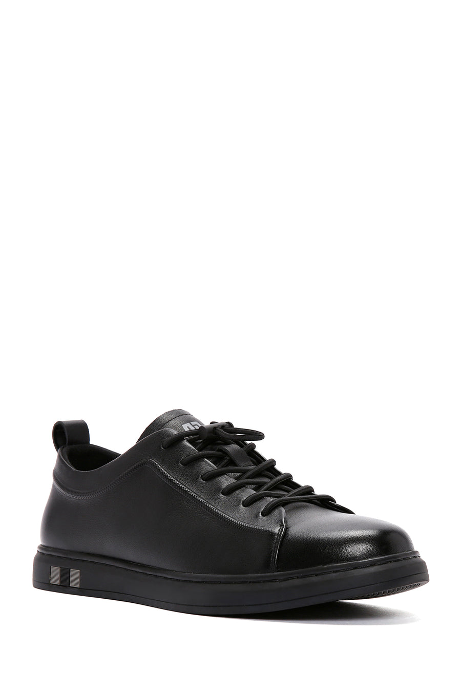 Erkek Siyah Deri Sneaker