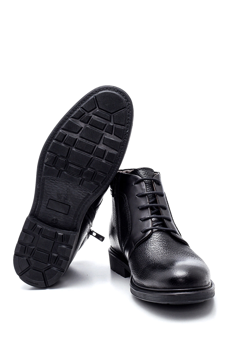 Men's Leather Zippered Classic Boots