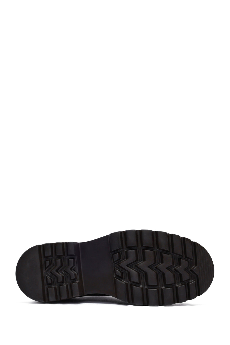 Male Brown Lace-Up Thick-Soled Leather Casual Shoe