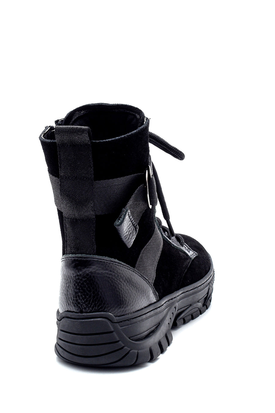Women's Suede Leather Thick Soled Boots