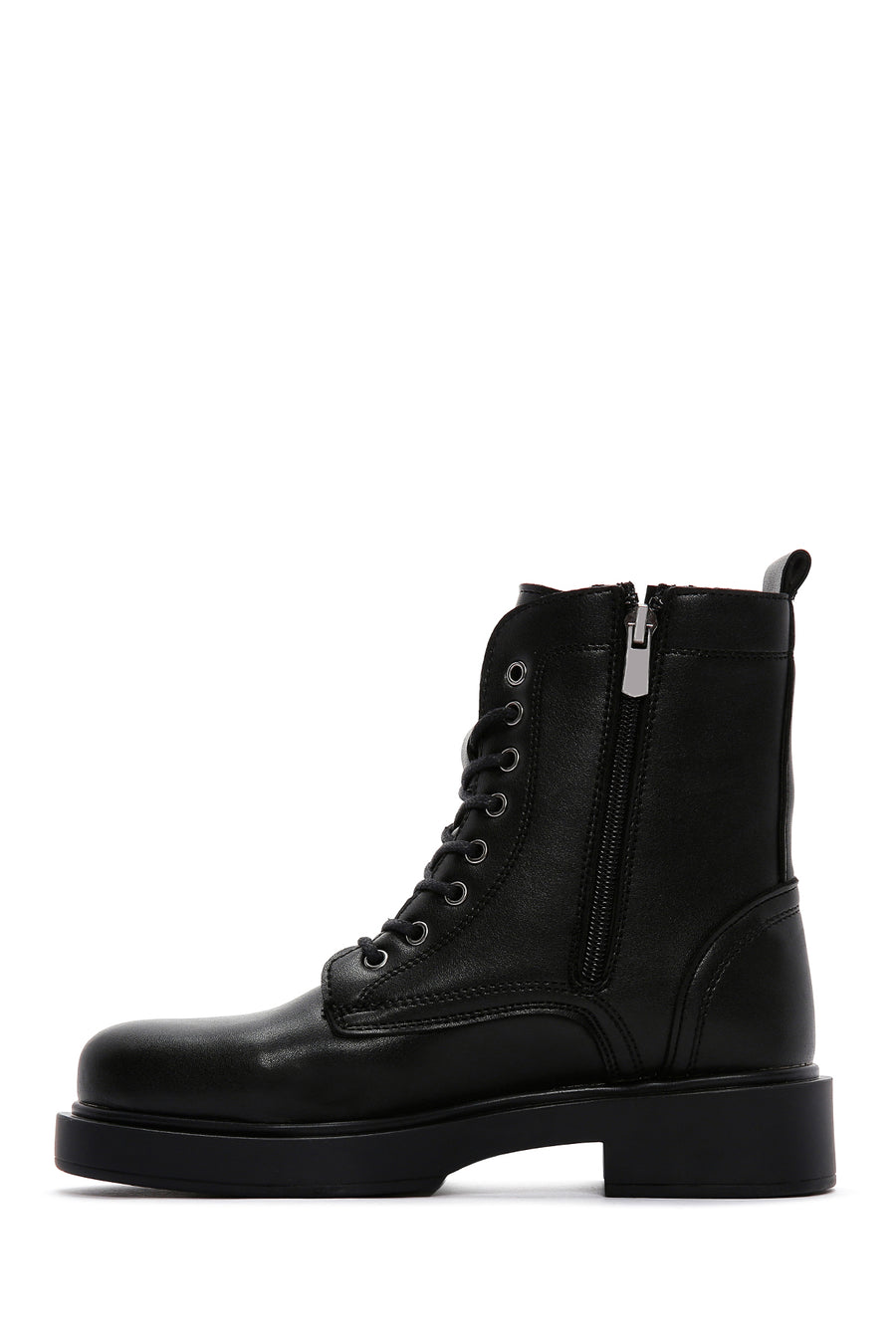 Women's Black Zippered Boots