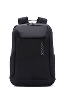 D-Pack Unisex Black Technological Fabric Hardcase Backpack | Derimod