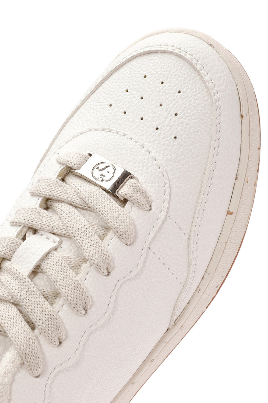 ACBC x Derimod Women's White Lace-Up Sneakers