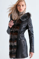 Nevada Women's Leather Jacket | Derimod