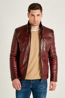 Bern Men's Leather Jacket | Derimod