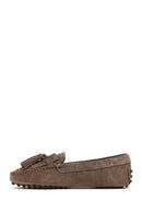 Women's Mink Tassel Suede Leather Loafer | Derimod