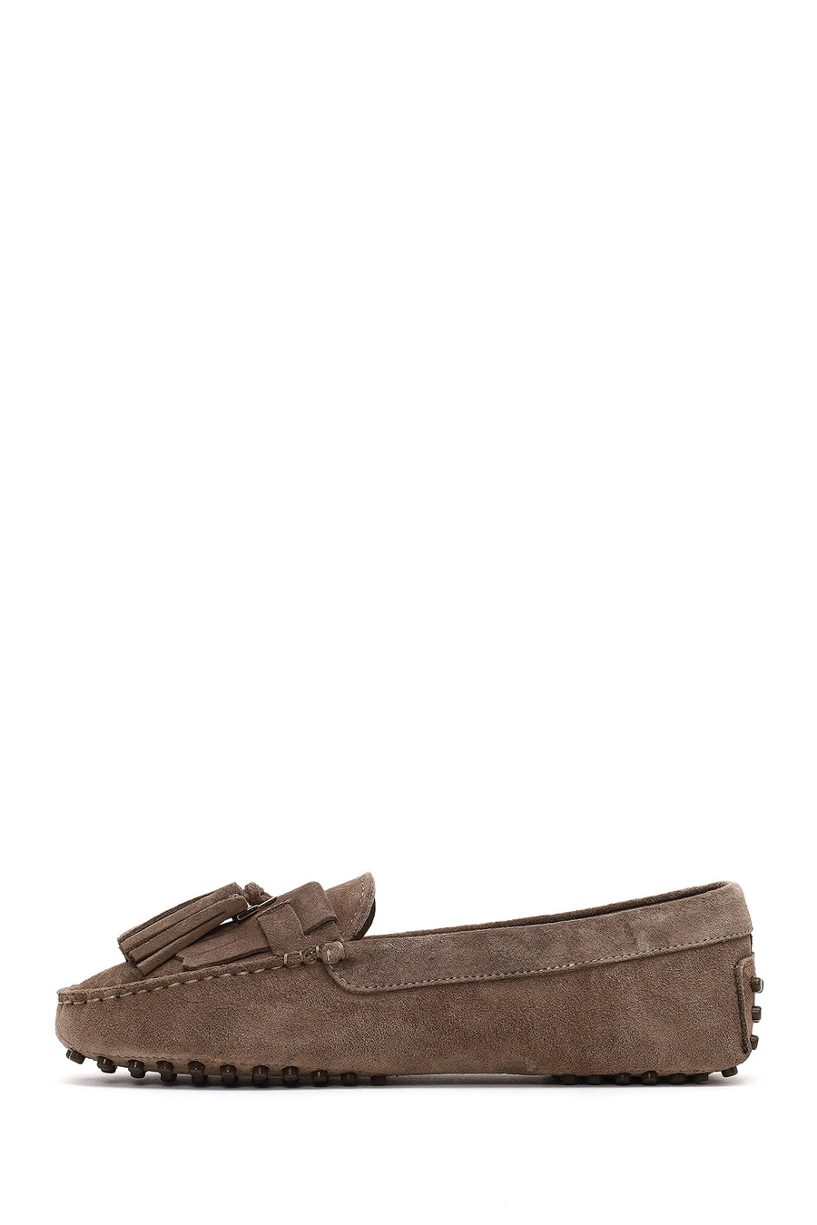 Women's Mink Tassel Suede Leather Loafer