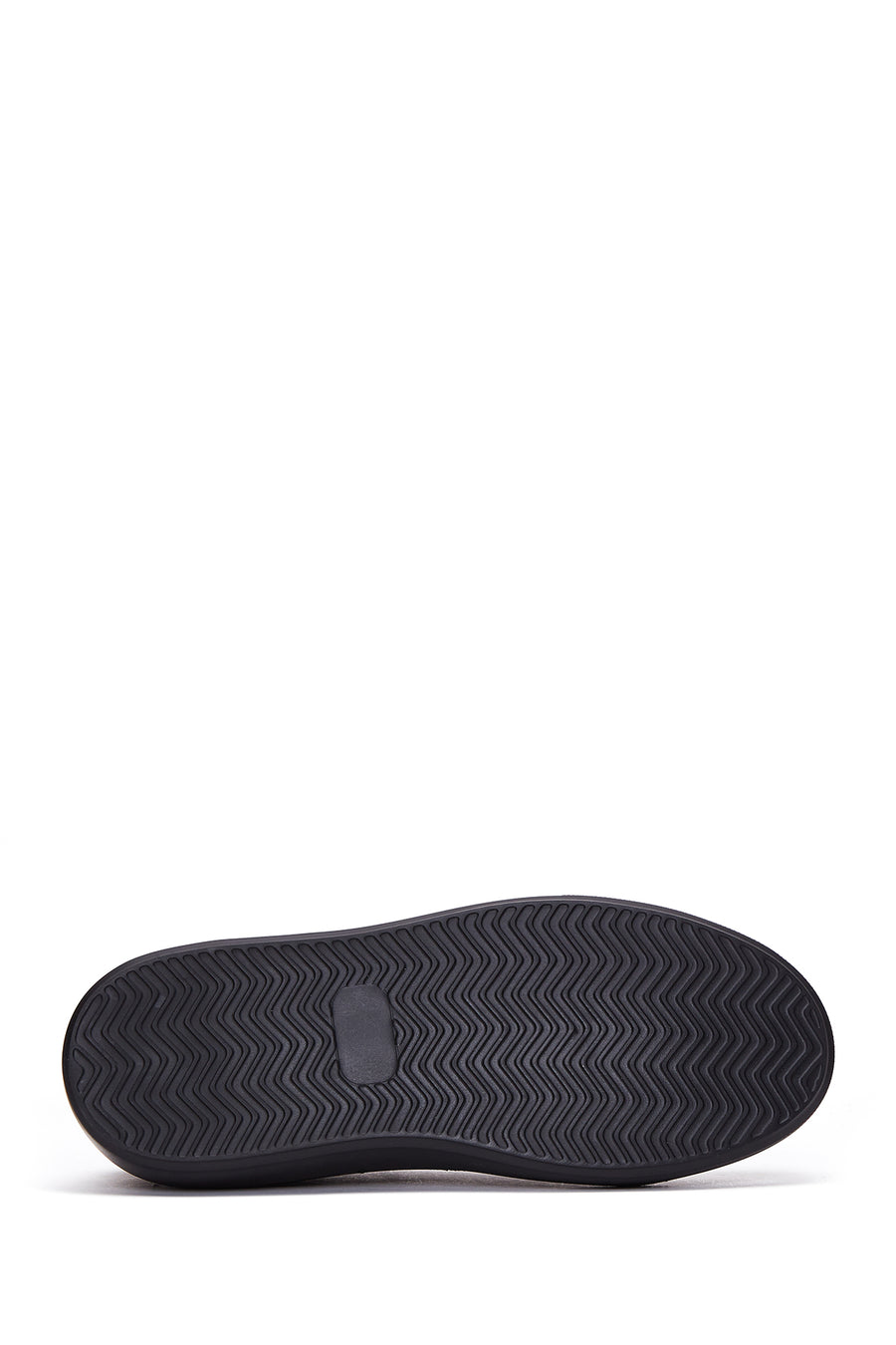 Men's Black Thick Soled Sneaker