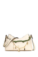 Woman Cream Charm Shoulder Bag | Derimod
