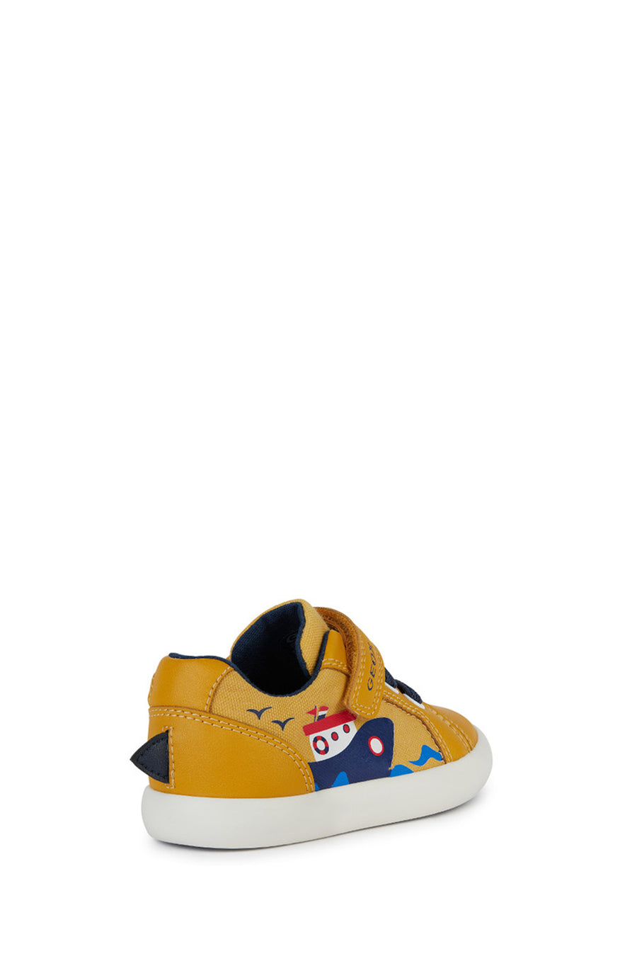 Geox Baby Boy Yellow Elthan Fabric Sneakers
