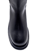 Women's Leather Thick Soled Boots | Derimod