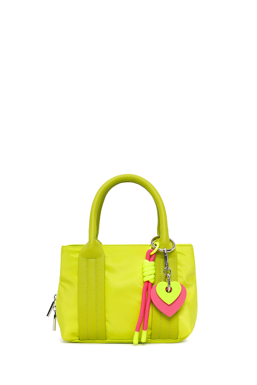 Woman Green Long-Strap Accessory Fabric Shoulder Bag