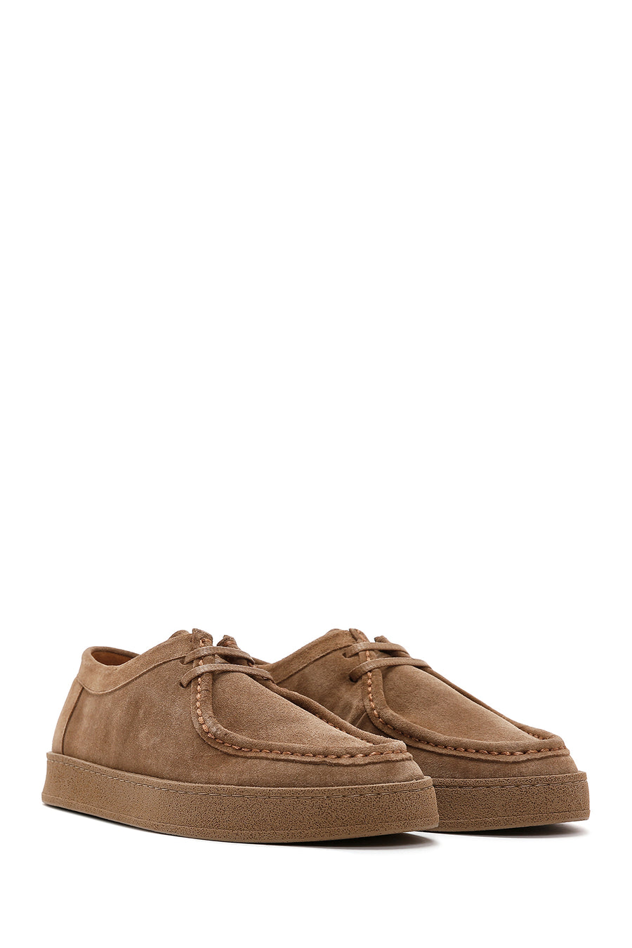 Men's Mink Lace-Up Suede Leather Casual Shoes