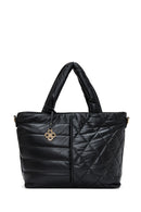 Women's Black Quilted Shoulder Bag | Derimod