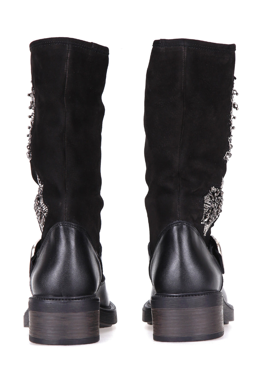 Beaded Women's Suede Boots